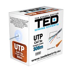 Cablu UTP categoria 5 / 2 x 4 fire Cupru