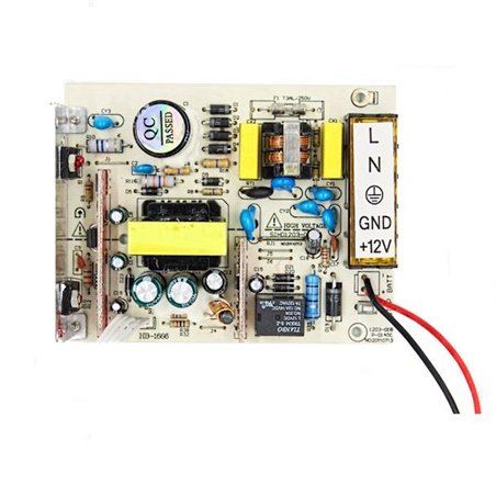 Sursa alimentare CCTV 12V 3A 4 iesiri cu backup STR1203-04CB