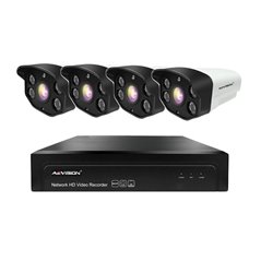 Sistem supraveghere video IP 4 camere exterior 50m 1080P Aevision