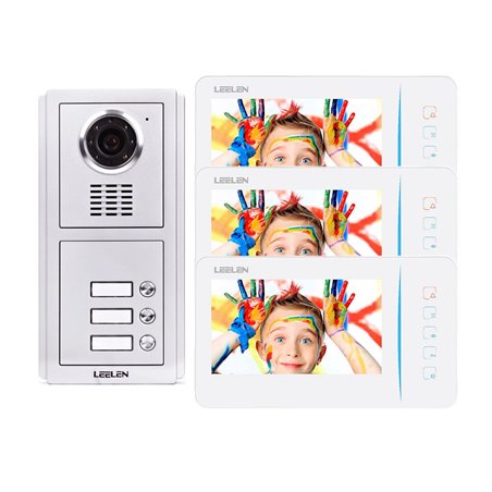 Videointerfon Leelen N60 pentru 3 apartamente