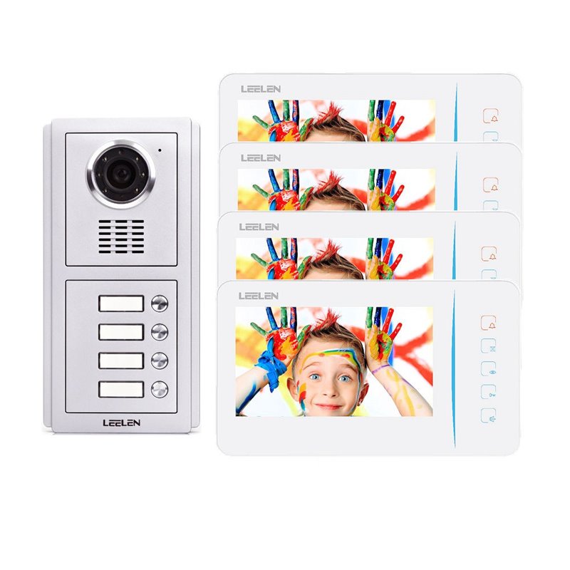 Videointerfon Leelen N60 pentru 4 apartamente Videointerfon Leelen N60 pentru 4 apartamente
