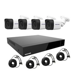 Sistem supraveghere video 5MP 4 camere Eyecam