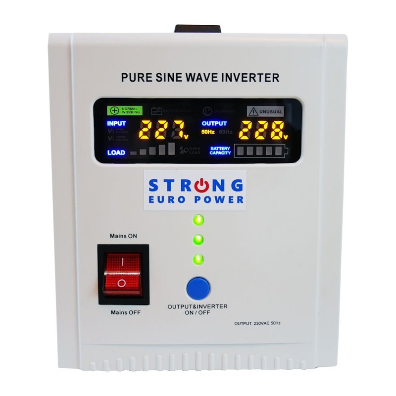 UPS centrala termica Strong Euro Power PRO-800E 800VA 500W 12V UPS centrala termica Strong Euro Power PRO-800E 800VA 500W 12V