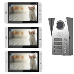Videointerfon color 7" 3 familii Tongwei DP-705R