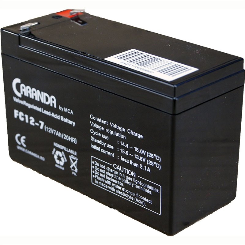 Acumulator VRLA Caranda 12V 7A F2 Acumulator VRLA Caranda 12V 7A F2