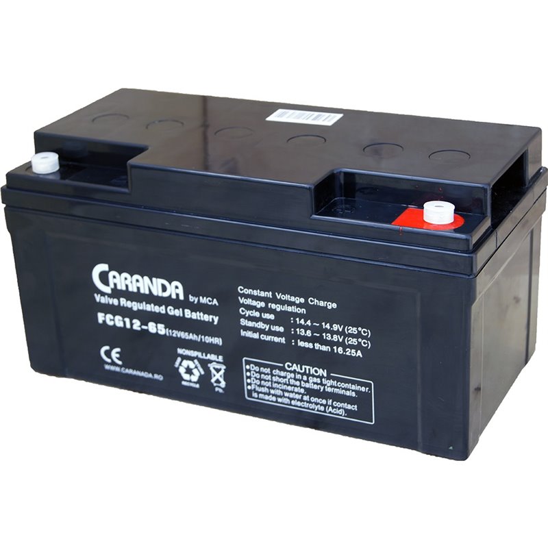 Acumulator Gel VRLA Caranda 12V 65A Acumulator Gel VRLA Caranda 12V 65A