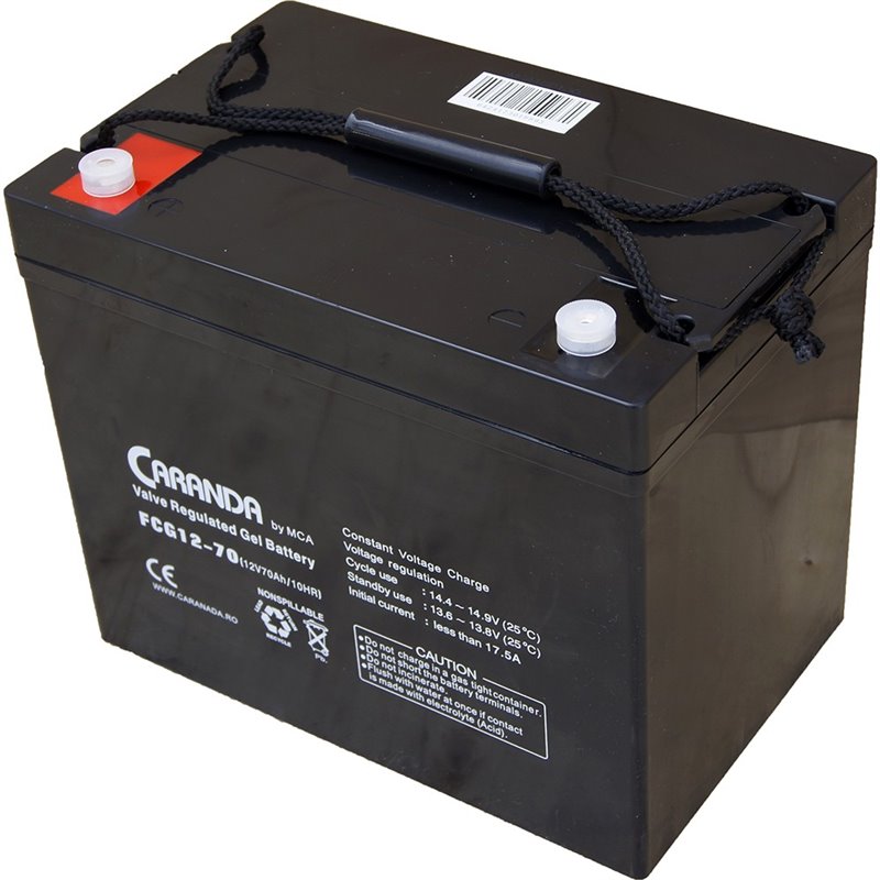 Acumulator VRLA Gel Caranda 12V 70A Acumulator VRLA Gel Caranda 12V 70A