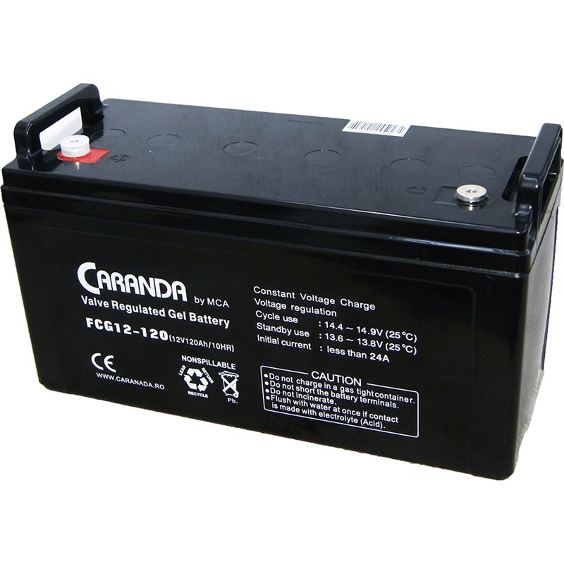 Acumulator Gel VRLA Caranda 12V 120A Acumulator Gel VRLA Caranda 12V 120A