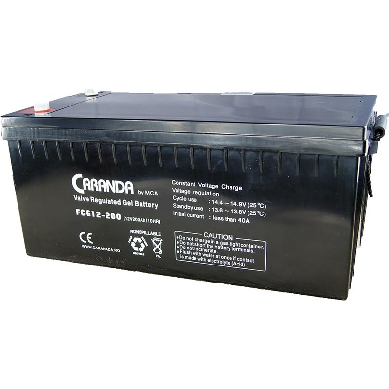 Acumulator Gel VRLA Caranda 12V 200A Acumulator Gel VRLA Caranda 12V 200A