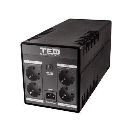 UPS 1300VA LINE INTERACTIVE CU STABILIZATOR 4 IESIRI SCHUKO