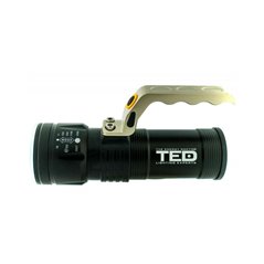 Lanterna metalica 1 LED 10W zoom 3 acumulatori