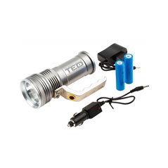 Lanterna metalica LED CREE T6 5W 2 acumulatori 18650