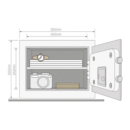 Seif compact de inalta siguranta Yale YSEB/250/EB1