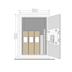 Seif de maxima securitate Yale YSEM/520/EG1