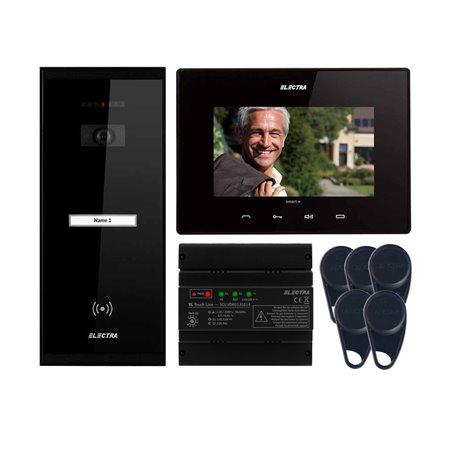 Videointerfon Electra Smart+ 7” pentru o familie montaj aparent
