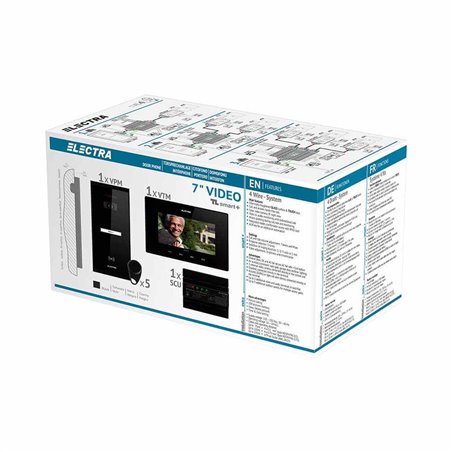 Videointerfon Electra Smart+ 7” pentru o familie montaj aparent