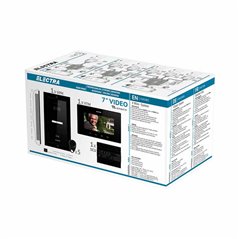 Videointerfon Electra Extra 7” pentru o familie montaj incastrat - negru