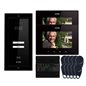 Videointerfon Electra Smart+  7” pentru 2 familii montaj incastrat - negru