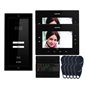 Videointerfon Electra Extra 7” pentru 2 familii montaj incastrat - negru Videointerfon Electra Extra 7” pentru 2 familii montaj incastrat - negru