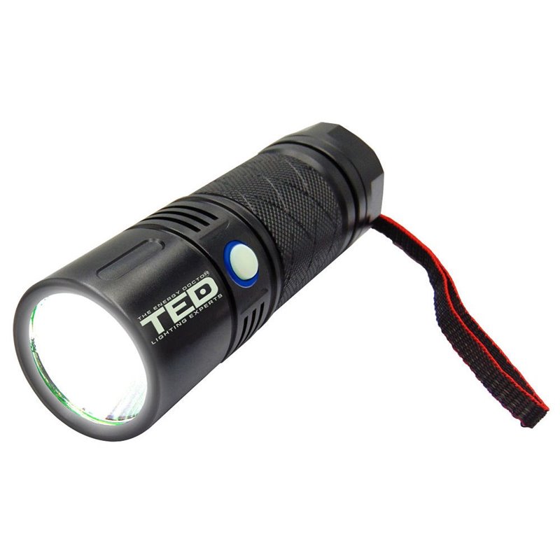 Lanterna metalica led 3 acumulatori litiu L18650 Lanterna metalica led 3 acumulatori litiu L18650
