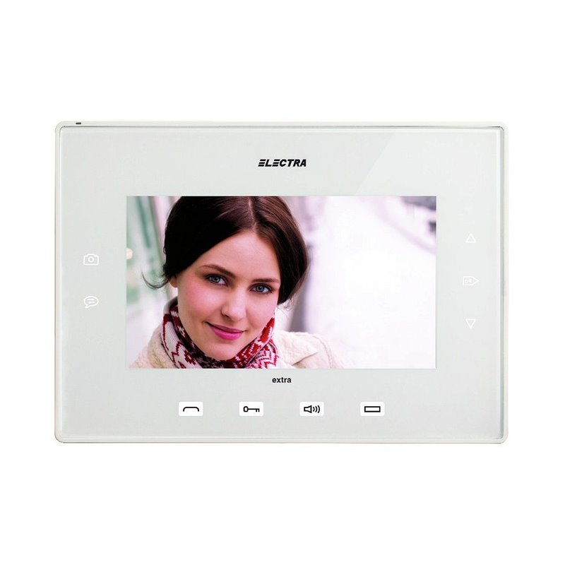 Terminal video 7'' Electra Touch Line Extra - alb Terminal video 7'' Electra Touch Line Extra - alb
