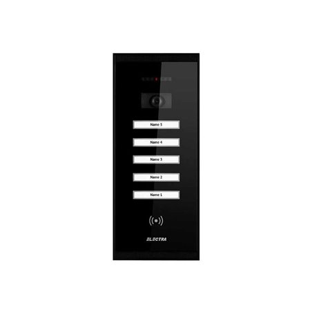 Panou video smart exterior Electra 5 familii montaj aparent