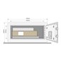 Seif standard tip laptop cu cifru Yale YLV/200/DB1 Seif standard tip laptop cu cifru Yale YLV/200/DB1