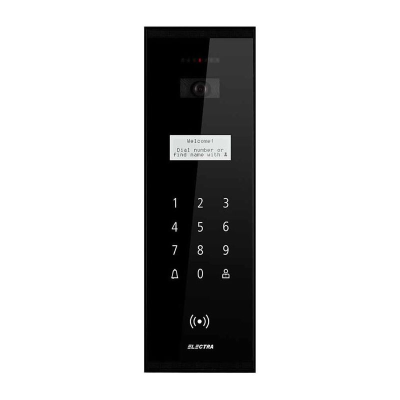 Panou video smart exterior Electra pentru blocuri aparent