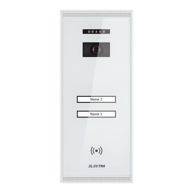 Panou video exterior Electra Smart 2 familii montaj aparent - alb Panou video exterior Electra Smart 2 familii montaj aparent - alb