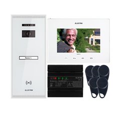 Videointerfon Electra Smart+ 7” pentru o familie montaj aparent - alb