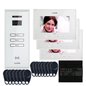 Videointerfon Electra Extra 7” pentru 3 familii montaj aparent - alb Videointerfon Electra Extra 7” pentru 3 familii montaj aparent - alb