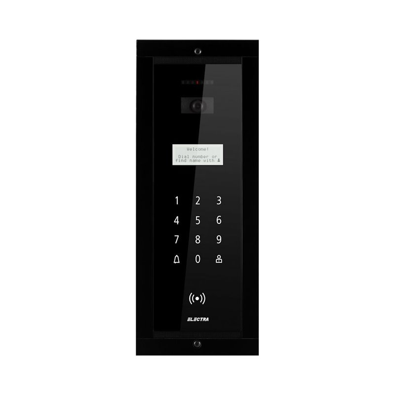 PANOU EXTERIOR VIDEO smart Electra – negru, incastrat PANOU EXTERIOR VIDEO smart Electra – negru, incastrat