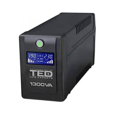 TEDUPS TED Electric 1600VA / 900W Line Interactive cu 4 iesiri schuko