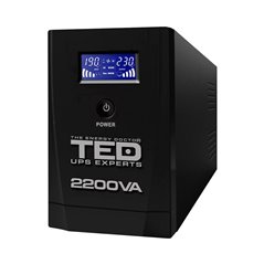 UPS 2200VA 1200W line interactive cu stabilizator 3 iesiri schuko