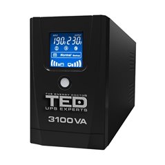 UPS 3100VA 1800W line interactive cu stabilizator 3 iesiri schuko