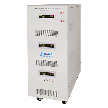 Stabilizator tensiune cu servomotor Strong 60KVA 242V-520V trifazic