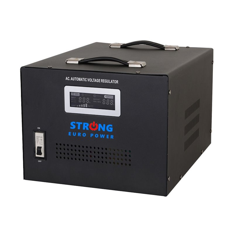 Stabilizator tensiune cu servomotor Strong 8000VA 100V-260V monofazic Stabilizator tensiune cu servomotor Strong 8000VA 100V-260V monofazic