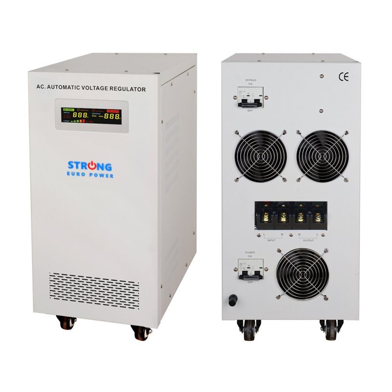 Stabilizator tensiune cu servomotor Strong 30KVA 140V-300V monofazic Stabilizator tensiune cu servomotor Strong 30KVA 140V-300V monofazic