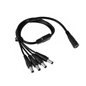 Conector de alimentare 12V, 1 intrare MAMA, 4 iesiri TATA CA-M1T4