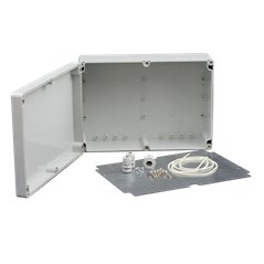 Doza exterior cu contraplaca metalica pentru montaj echipamente AWO604