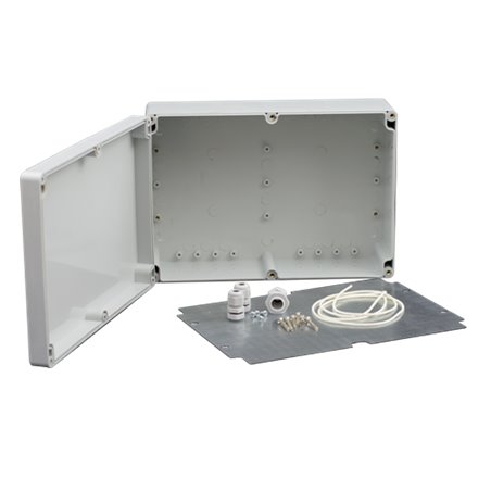 Doza exterior cu contraplaca metalica pentru montaj echipamente AWO604