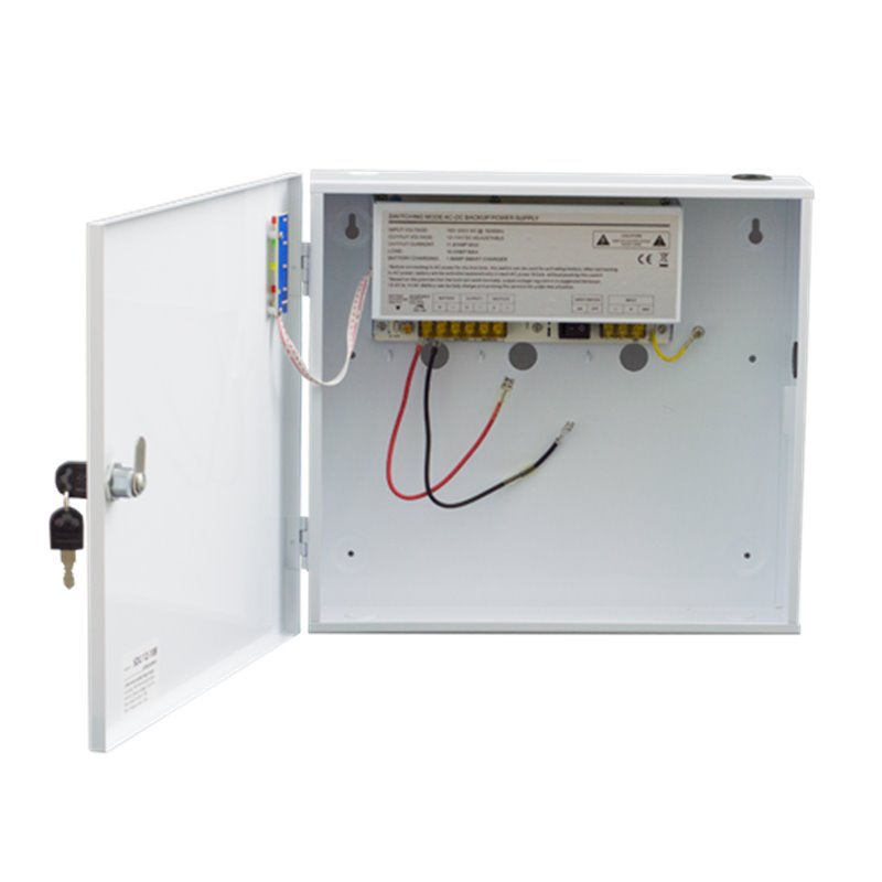 Sursa de alimentare 12V/10A, back-up in cabinet metalic SDC-12-10B Sursa de alimentare 12V/10A, back-up in cabinet metalic SDC-12-10B