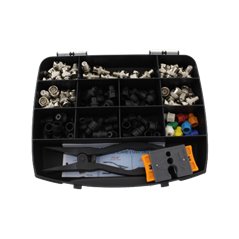 Kit 50 conectori CAP SYSTEM, decapator si cleste sertizare - CAP SYSTEM CAP-KIT2BNC