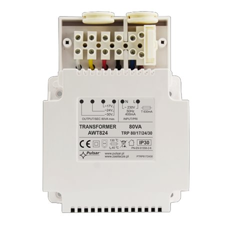 Transformator 80VA  17V/24V/30V AWT824