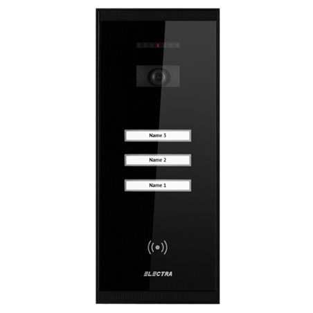 Panou exterior video SMART pentru 3 Familii - ELECTRA VPM.3SR02.ELB04
