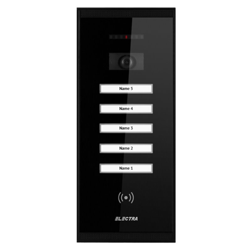 Panou exterior video SMART pentru 5 Familii - ELECTRA VPM.5SR02.ELB04