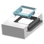 Doza de pardoseala in carcasa plastic - DLX UBS-890-12 Doza de pardoseala in carcasa plastic - DLX UBS-890-12