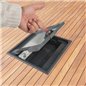 Doza de pardoseala in carcasa plastic - DLX UBS-890-12 Doza de pardoseala in carcasa plastic - DLX UBS-890-12