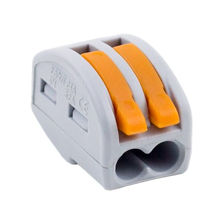 Conector derivatie tip WAGO 2 fire (10 buc.) W-412