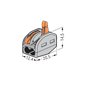 Conector derivatie tip WAGO 2 fire (10 buc.) W-412 Conector derivatie tip WAGO 2 fire (10 buc.) W-412